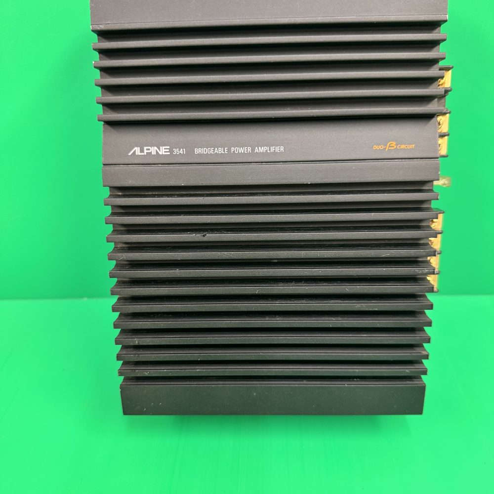 Alpine 3541 Old Classic Vintage Car Add On Amp Amplifier 2 Channel Duo-B Circuit