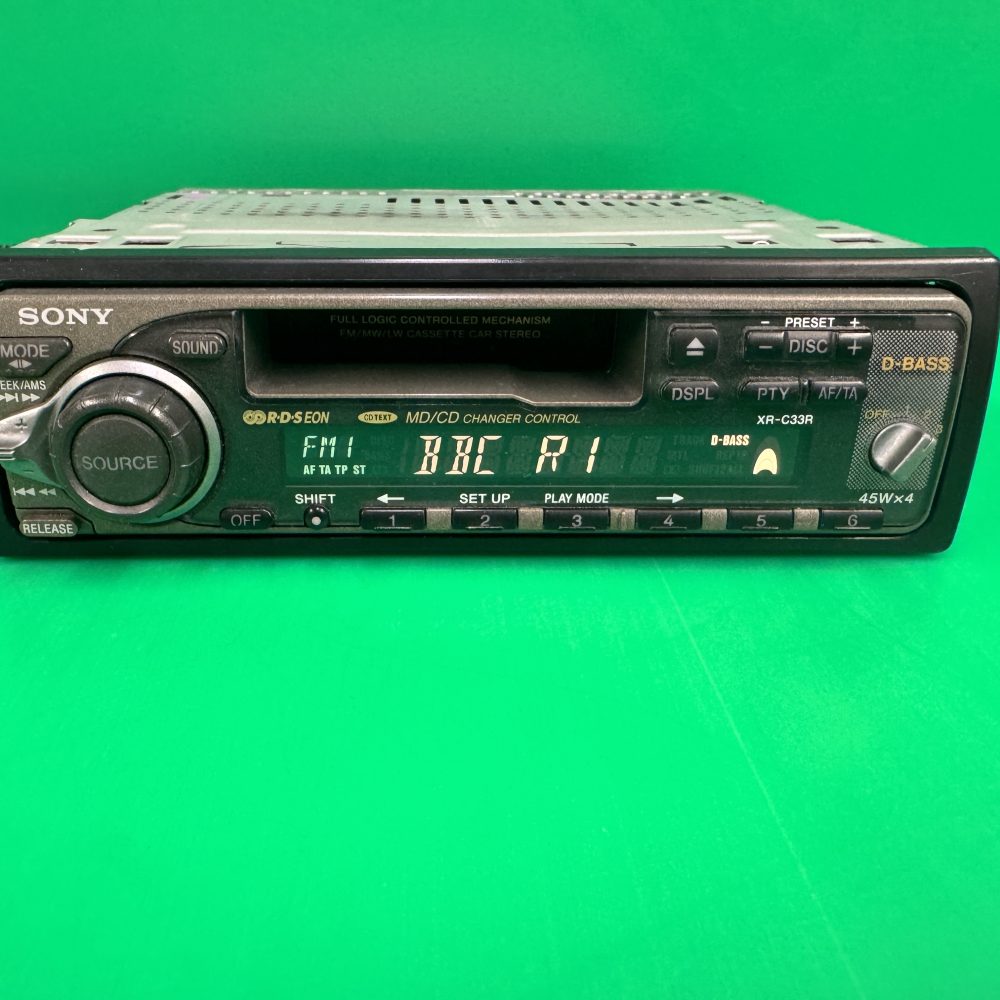 Sony Car Radio Cassette Player + Cd Changer Control Xr-C33r