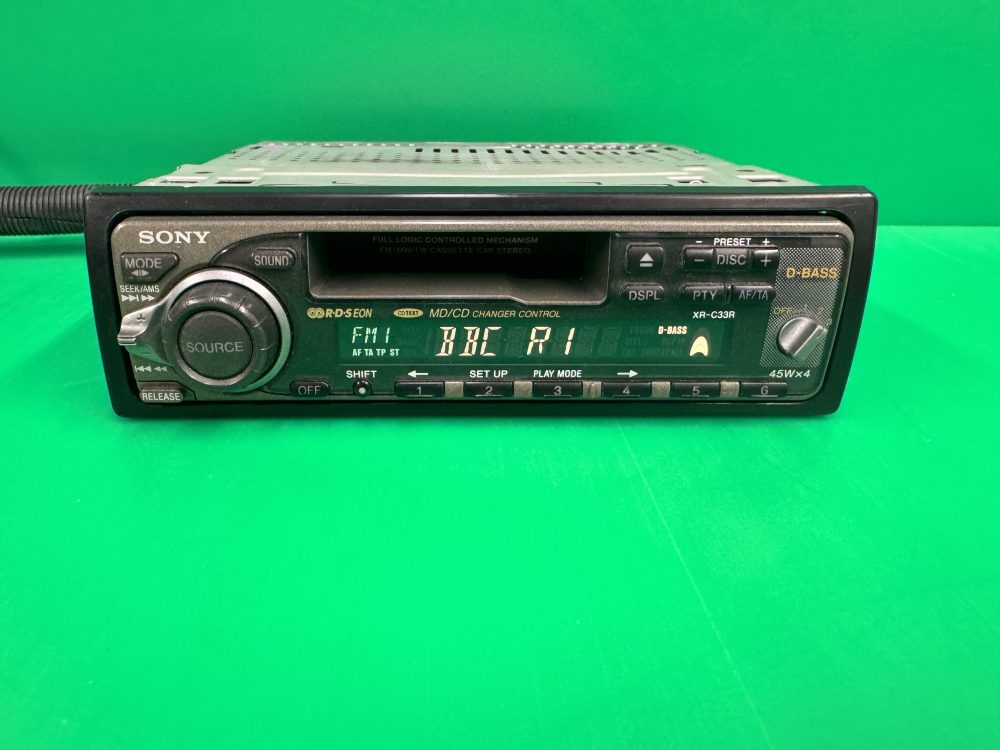 Sony Car Radio Cassette Player + Cd Changer Control Xr-C33r