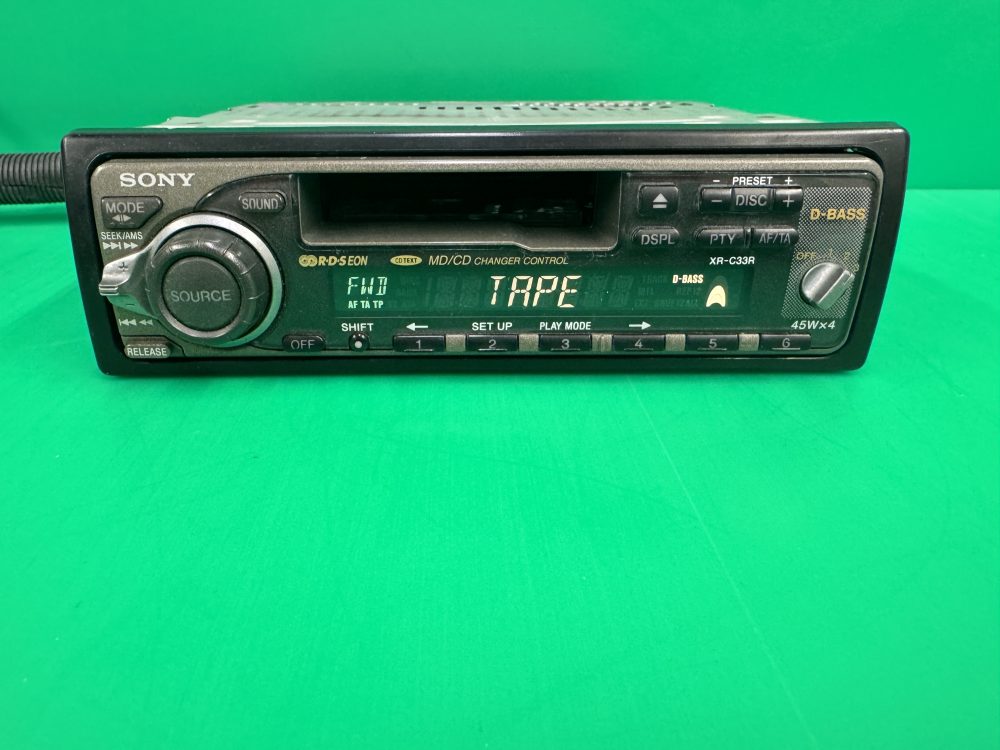 Sony Car Radio Cassette Player + Cd Changer Control Xr-C33r - Image 3