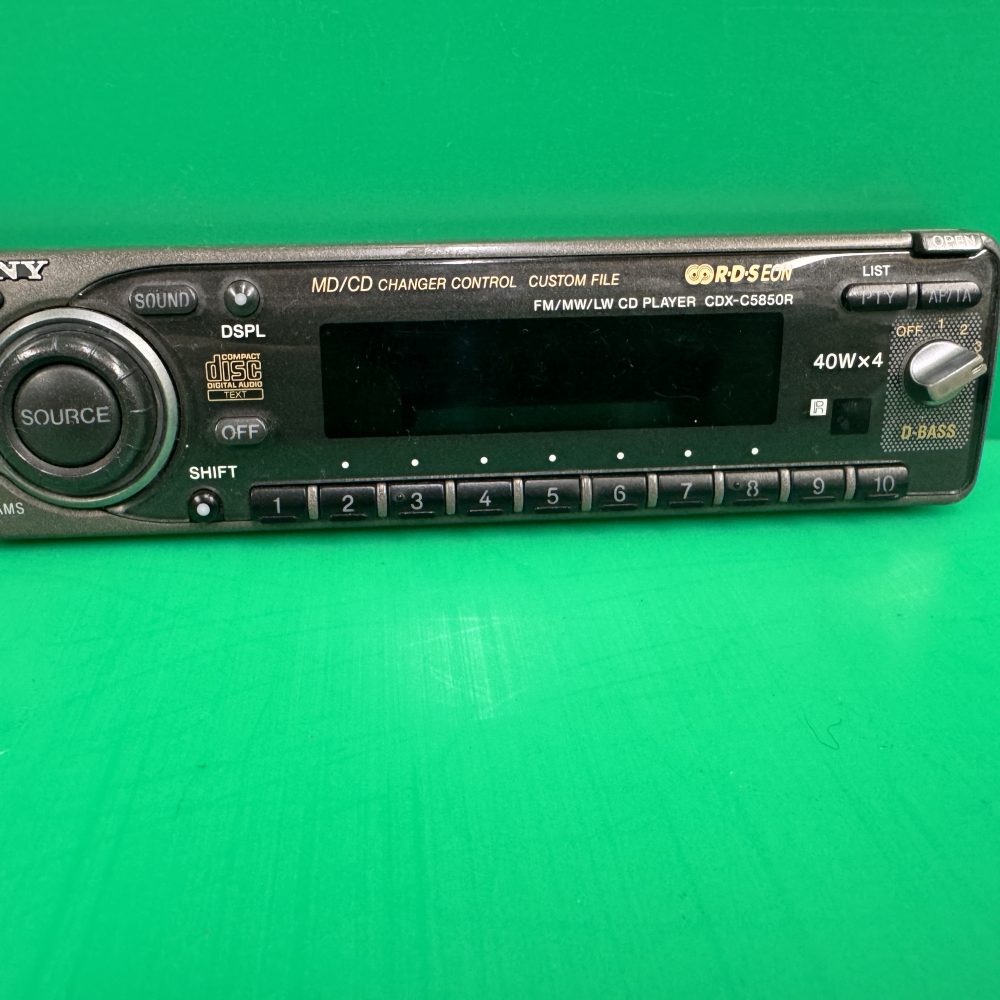Sony Cdx-C5850r Car Radio Stereo Face Front Panel complete