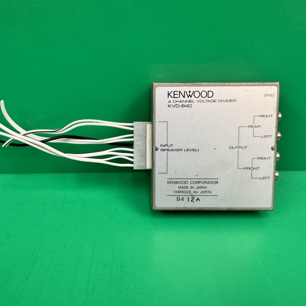 Kenwood old retro Kvd-840 voltage divider 4 channel