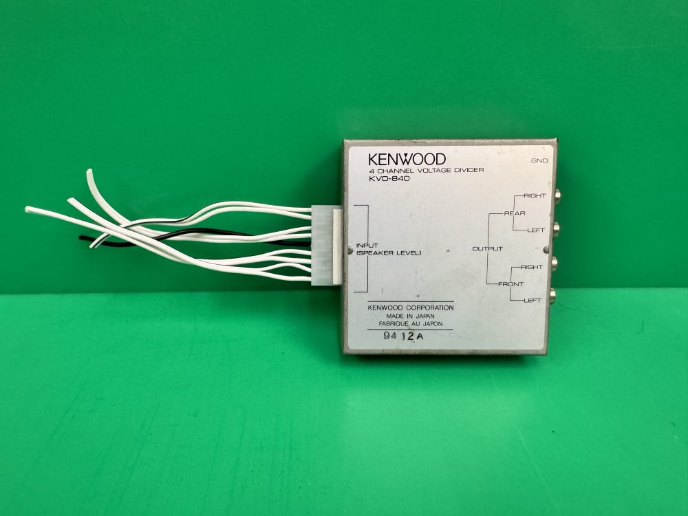 Kenwood old retro Kvd-840 voltage divider 4 channel