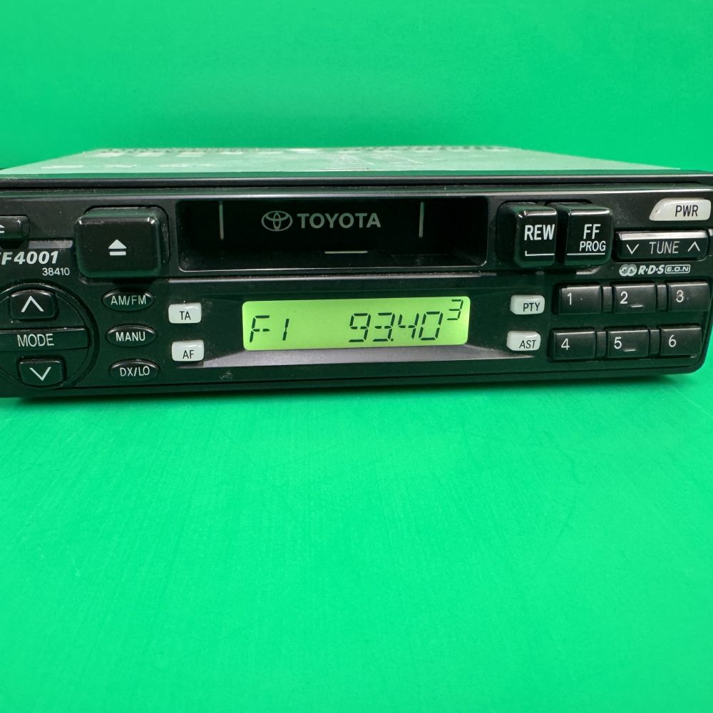 Toyota TF4001 Oem radio cassette head unit 38410