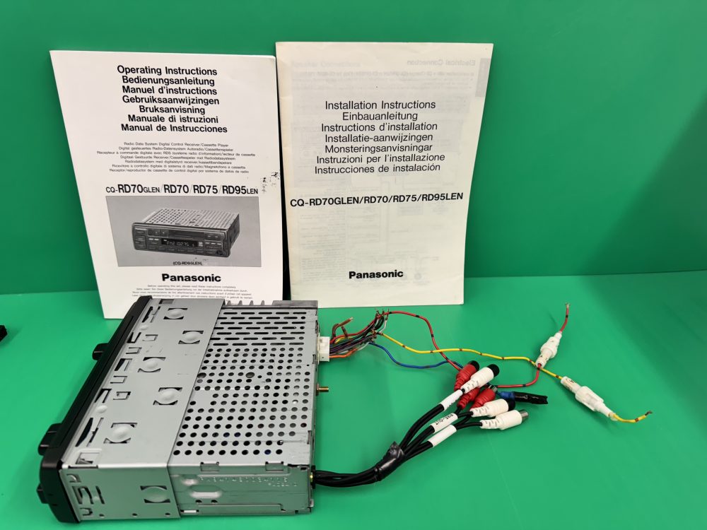 Panasonic Cq-Rd75 Old Vintage Radio Cassette Player Cd Changer Control Aux in - Image 6