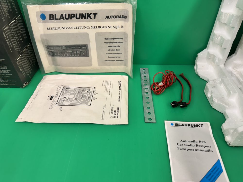 Blaupunkt Melbourne Sqr26 old car radio cassette player boxed excellent - Image 6