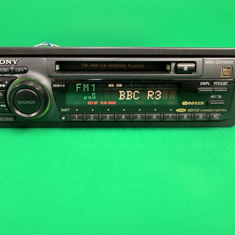 Sony Mdx-C670rds Car Radio Stereo Mini-Disc Player
