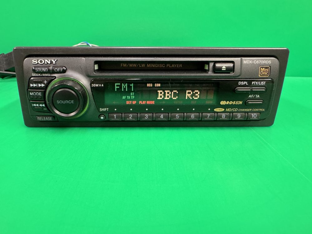 Sony Mdx-C670rds Car Radio Stereo Mini-Disc Player