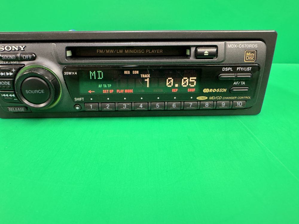 Sony Mdx-C670rds Car Radio Stereo Mini-Disc Player - Image 5