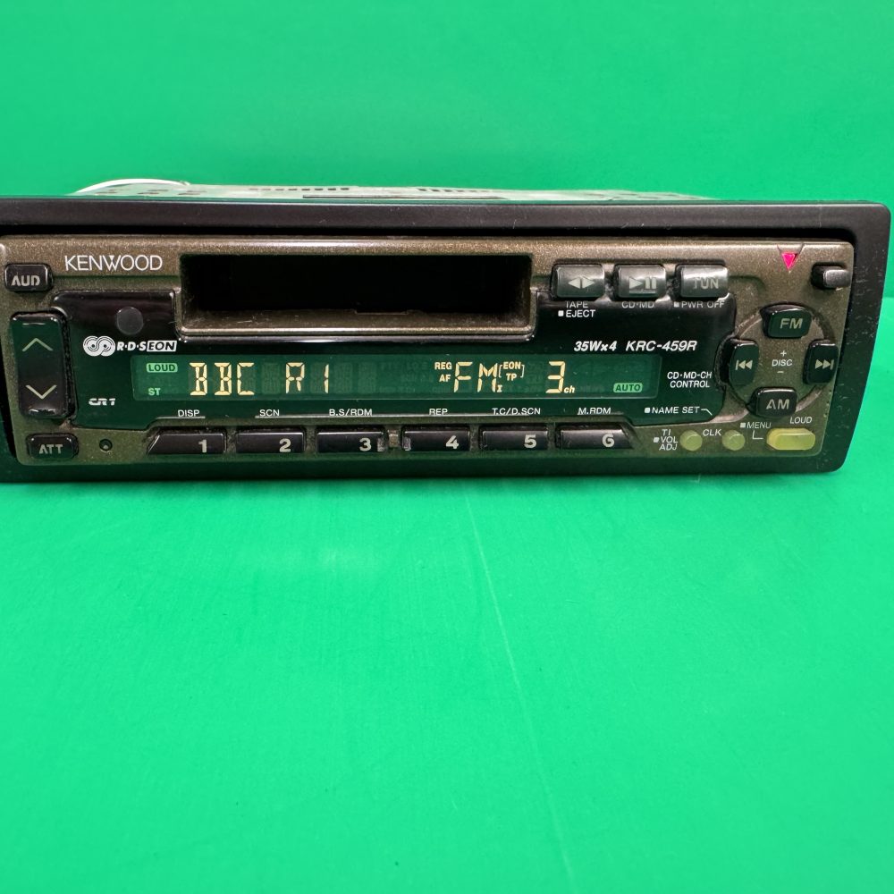 Kenwood Krc-459r old car radio cassette player Cd control