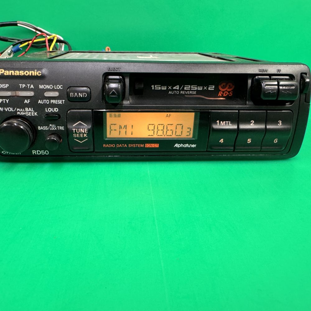 Panasonic Cq-Rd50 Old Vintage Radio Cassette Player Pull out version