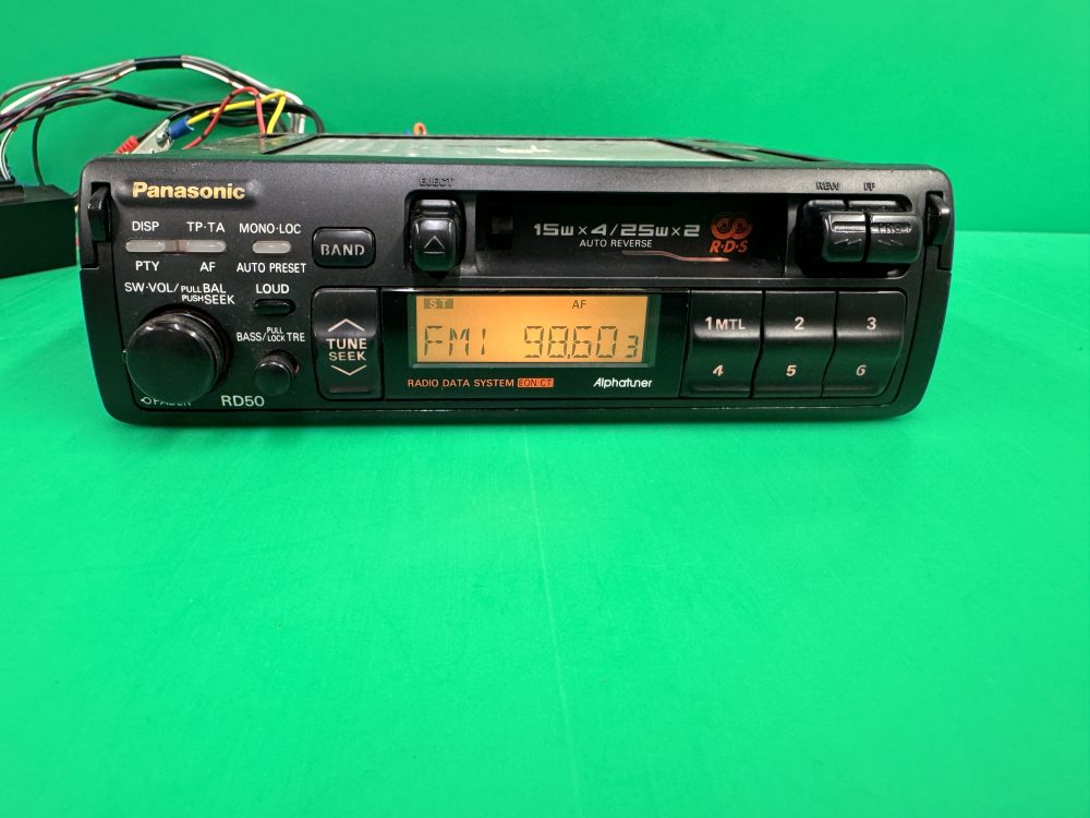 Panasonic Cq-Rd50 Old Vintage Radio Cassette Player Pull out version
