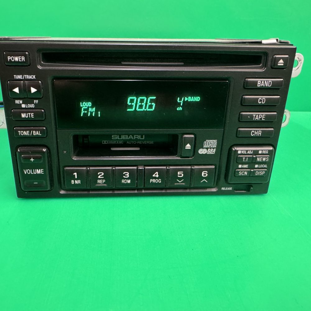 Kenwood Subaru Original double din radio cd cassette Gx-608EF2