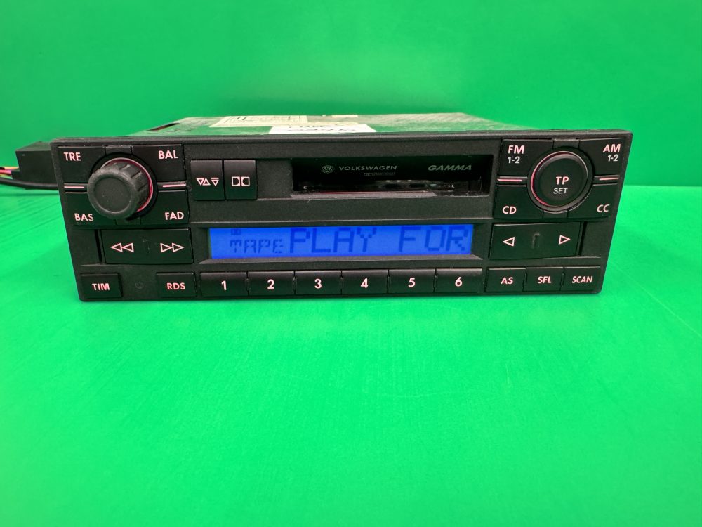 Vw Gamma old car radio cassette player with cd changer control - Image 3