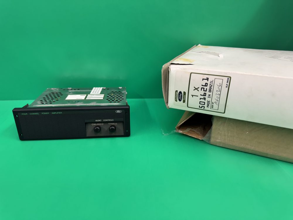 Ford Cosworth etc Old Classic Vintage four channel power amplifier Car Add On Amp Amplifier New old stock
