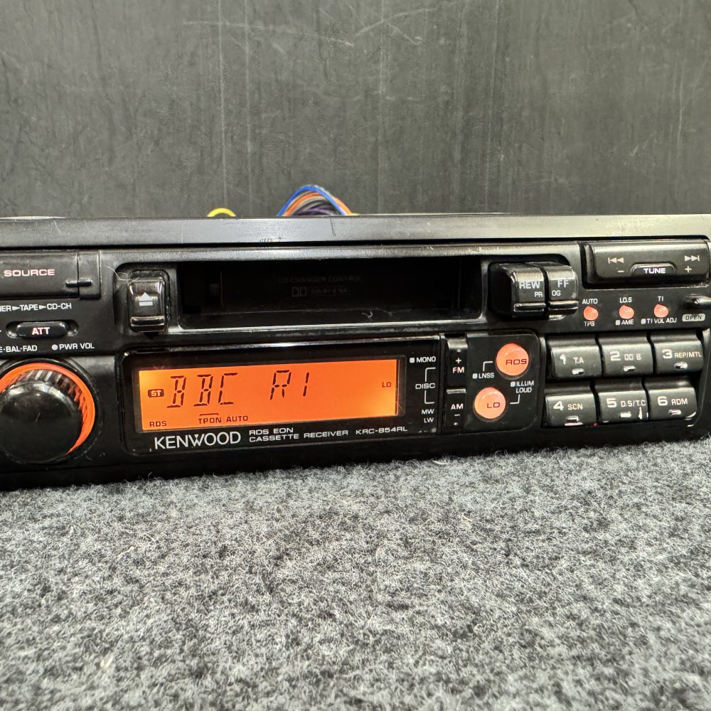 Kenwood Krc-854RL car radio Cassette player with cd changer Control - Dual Illumination