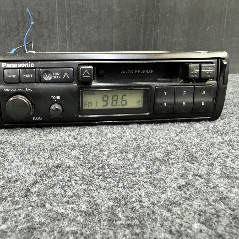 Panasonic K05 old Classic pull out car radio cassette player