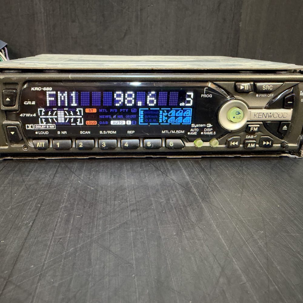 Kenwood Mask Car Radio Stereo cassette Player Krc-689