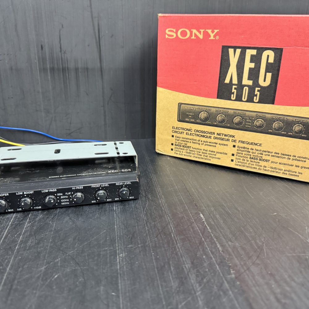 Sony Xec-505 Electronic Crossover Network boxed