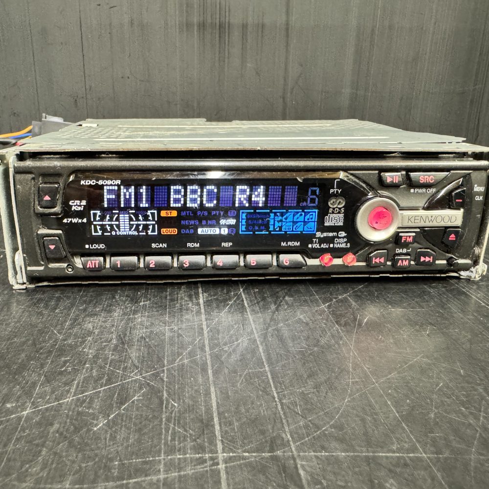 Old Kenwood Mask Car Radio Stereo Cd Player Kdc-5090r (2)