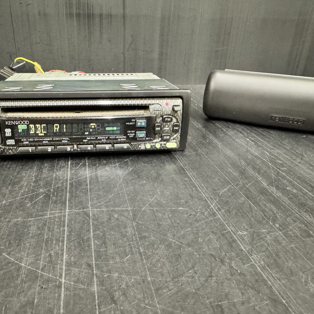 Kenwood Kdc-6050rc old car radio cd player with Cd control carbon edition