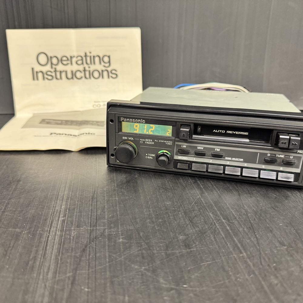 Panasonic 825 Old Vintage Radio Cassette Player Old Golf Audi with original facia