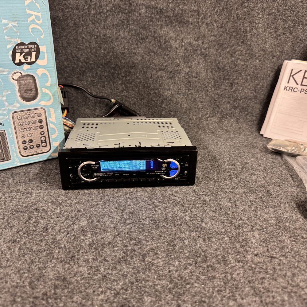 Old Kenwood Mask Car Radio Stereo Cassette Player Flagship model Krc-Ps979r