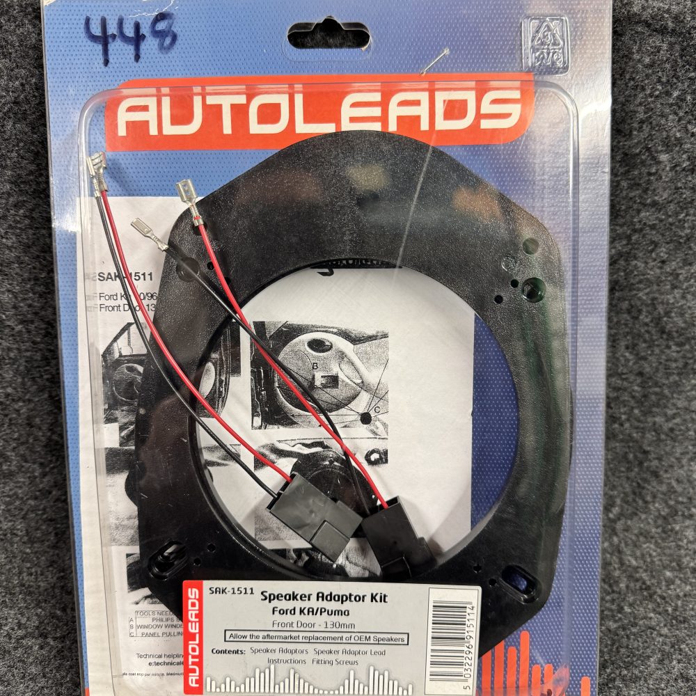 Ford Ka Puma Car Radio Stereo Rear Speaker adaptors and wiring 130mm