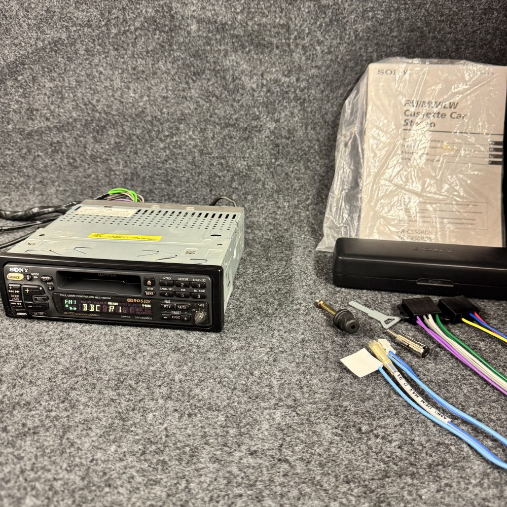 Sony Car Radio Cassette Player + Cd Changer Control Xr-C550rds