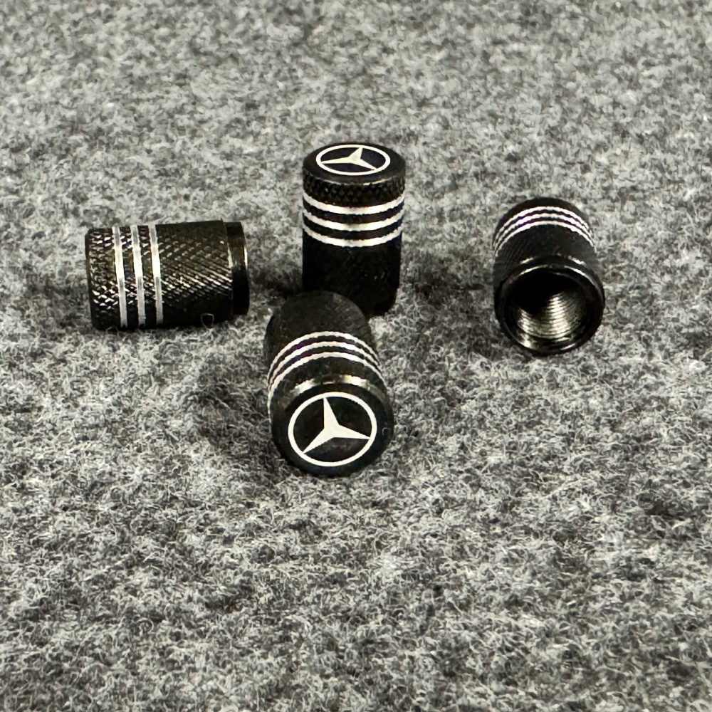 Set of x4 aftermarket Mercedes Tyre Dust caps