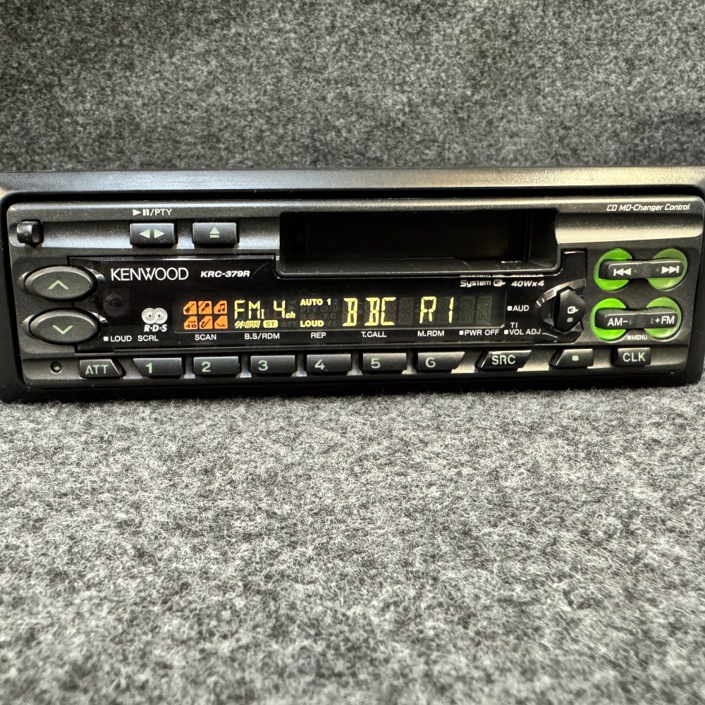 Kenwood Krc-379r old car radio cassette player Cd control