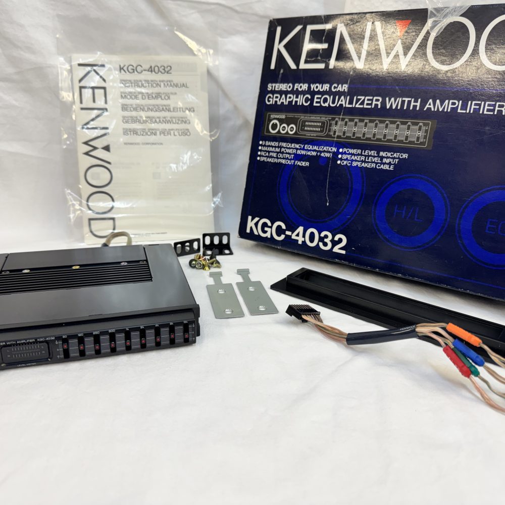 Old Classic Kenwood Kgc-4032 Add on Graphic Equaliser with amplifier