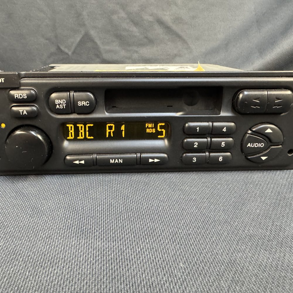 Old Classic Peugeot Car Radio Cassette Player With Code 22rc200/65