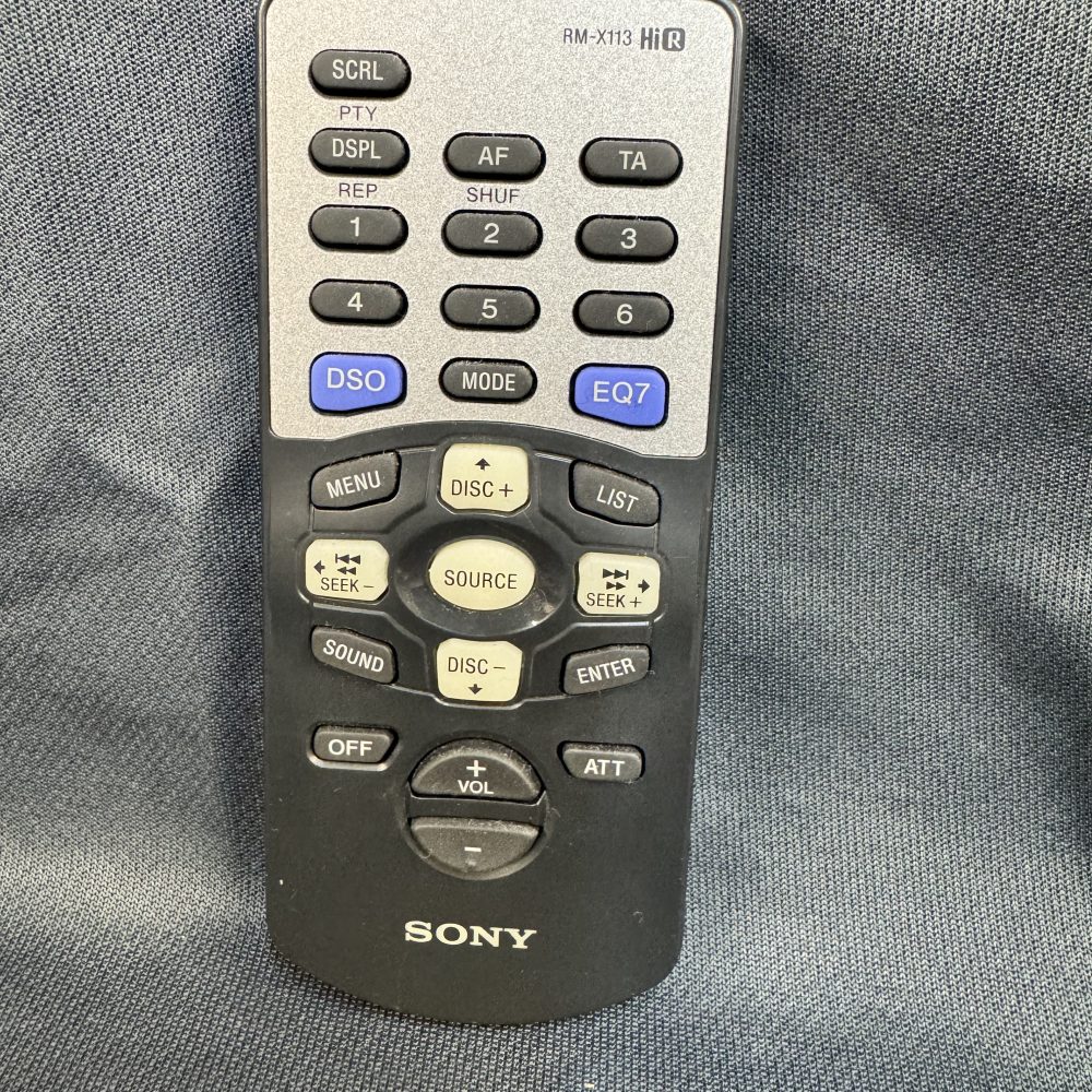 Sony Rm-X113 Remote control Cdx-