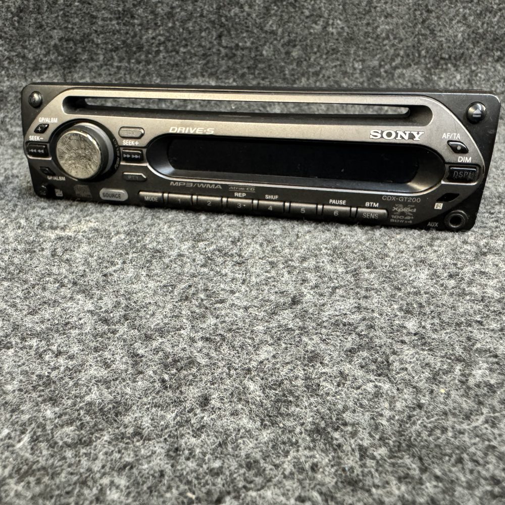 Sony Cdx-Gt200 Car Radio Stereo face front panel Facia only