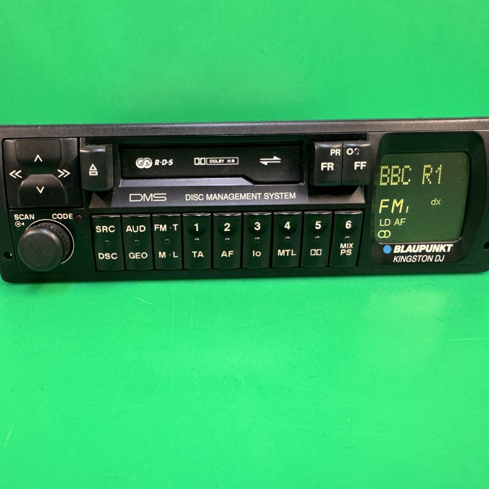 Blaupunkt Kingston DJ old car radio cassette player with DMS