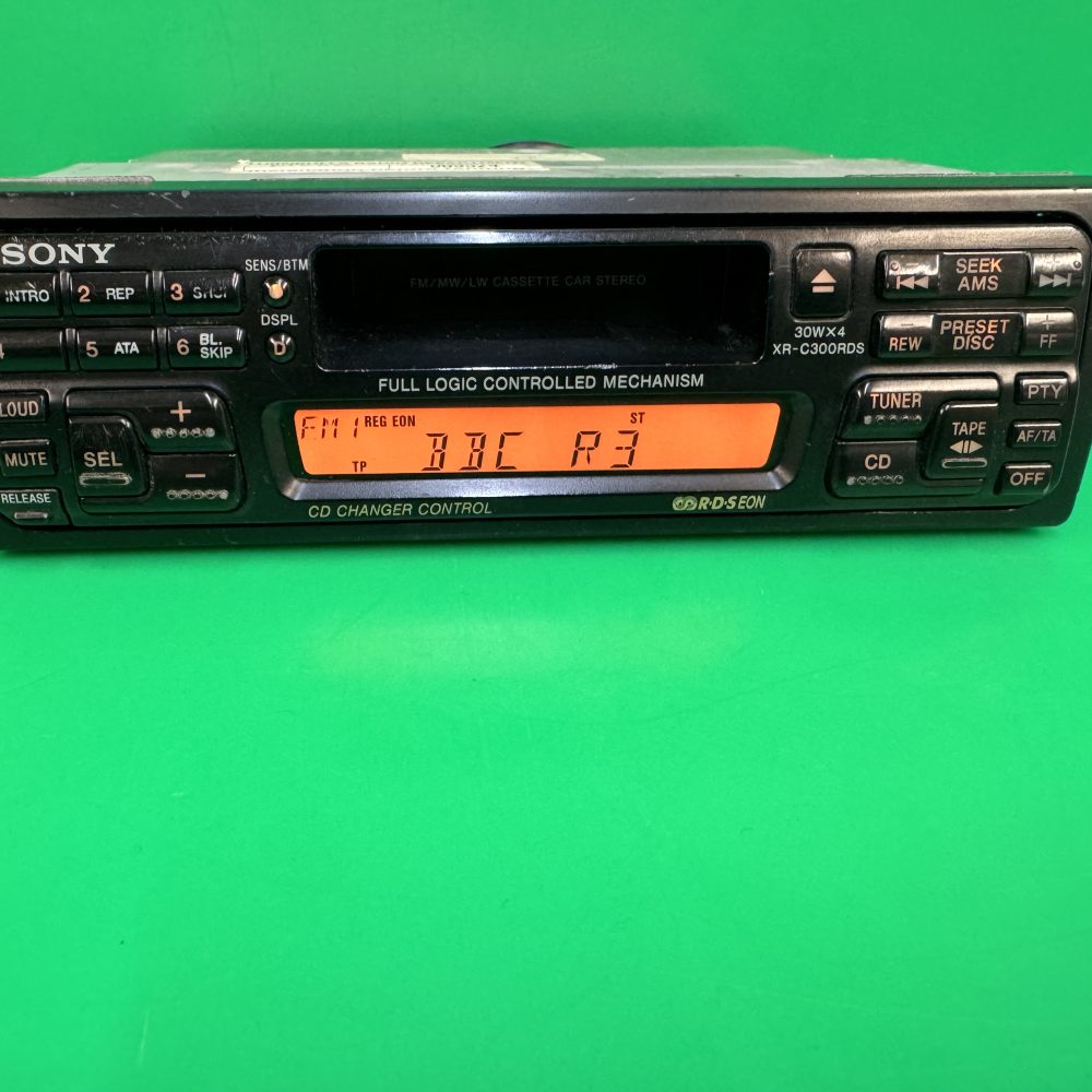Old Sony Car Radio Stereo Cassette Player Model Xr-C300rds Cd controller