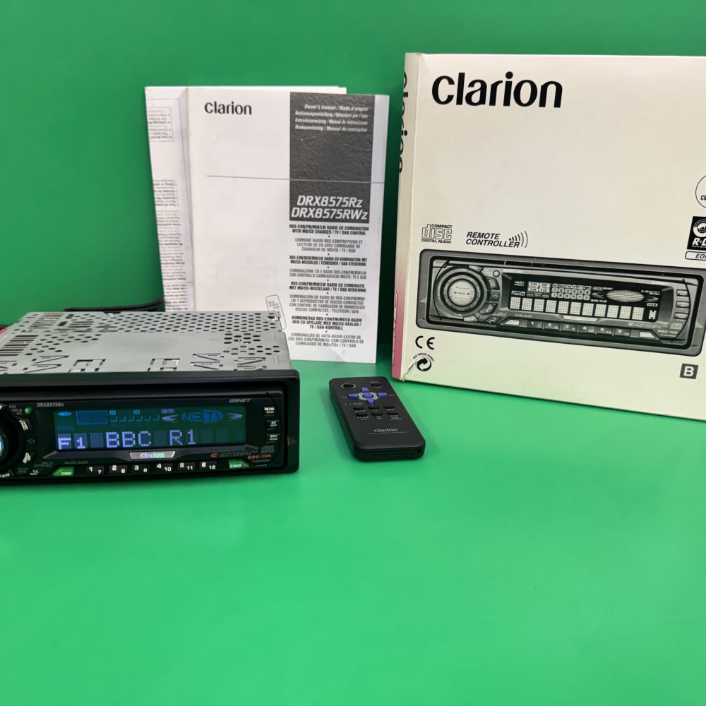 Clarion Drx8575rz high spec CD player rare model boxed
