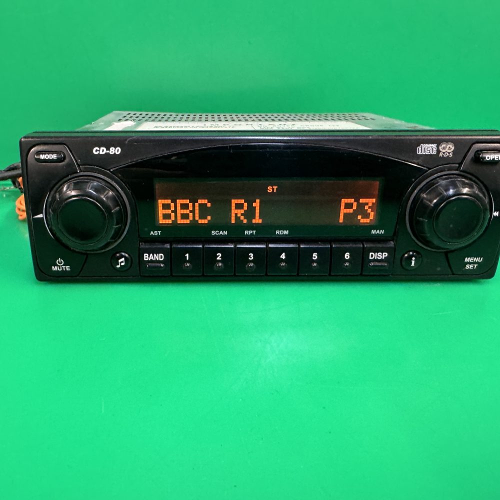 Rover Cd80 - XQE000570PM- Car Radio Stereo head unit with code