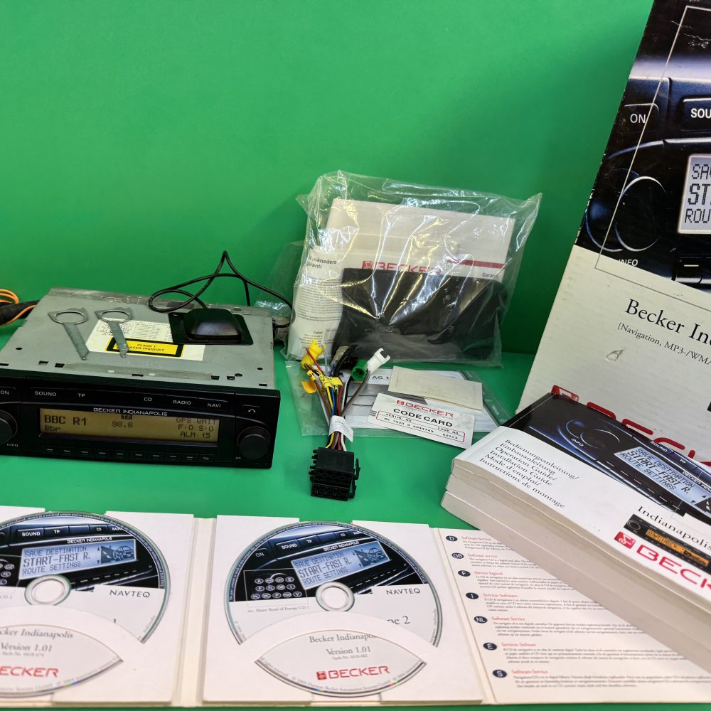 Becker Indianapolis BE7920 Car Radio Cd Sat Nav Player Excellent Boxed
