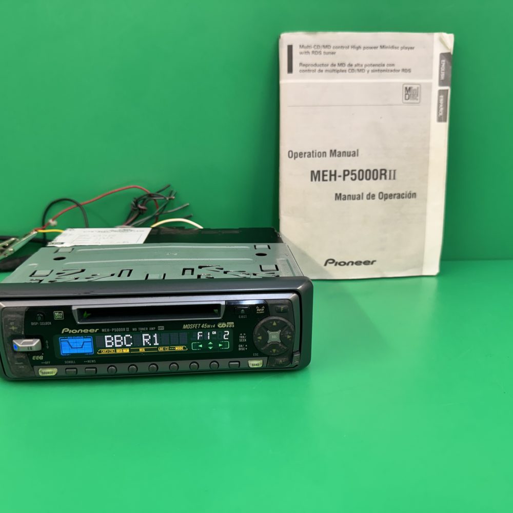 Old Classic Retro Rare Pioneer Meh-P5000r mk2 Car Radio Stereo Mini-Disc Player