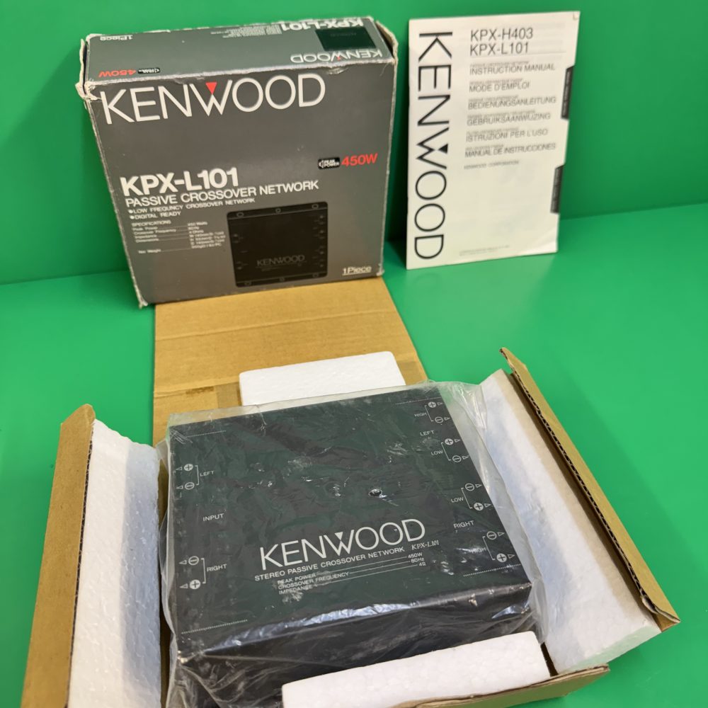 Kenwood old retro KPX-L101 PASSIVE CROSSOVER NETWORK boxed