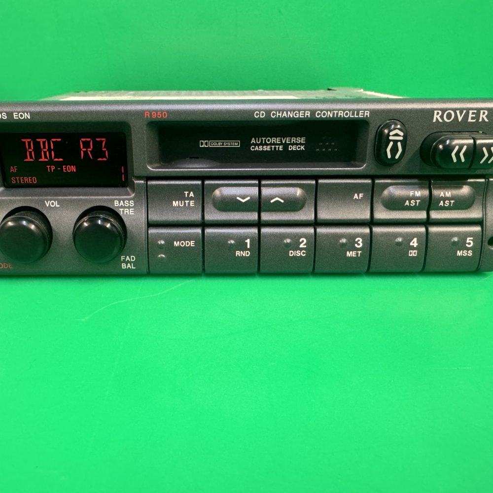 Rover R950 high end old car radio cassette player cd changer control in Grey
