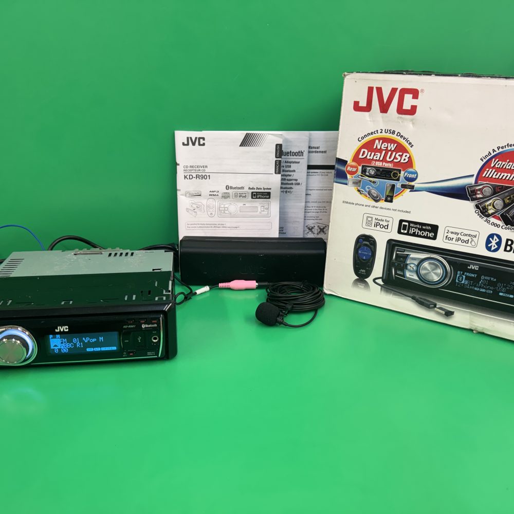 Jvc Kd-R901 Bluetooth car Radio Cd media Player with cd control high spec