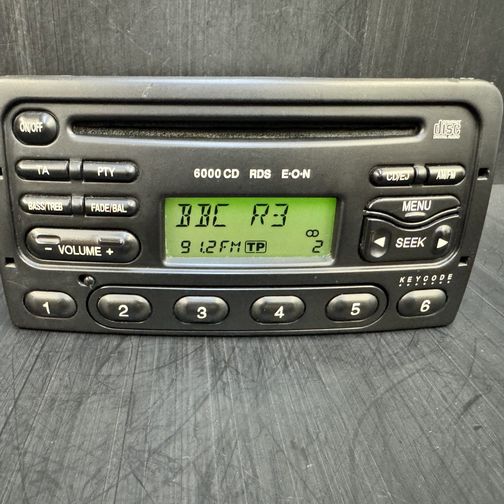 Ford 6000cd old Car Radio Stereo CD player With code