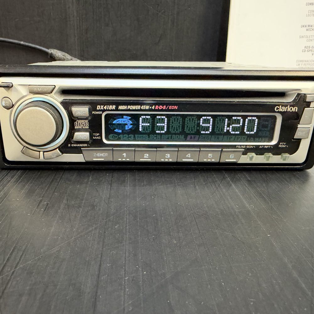 Clarion Dx418r high spec CD player