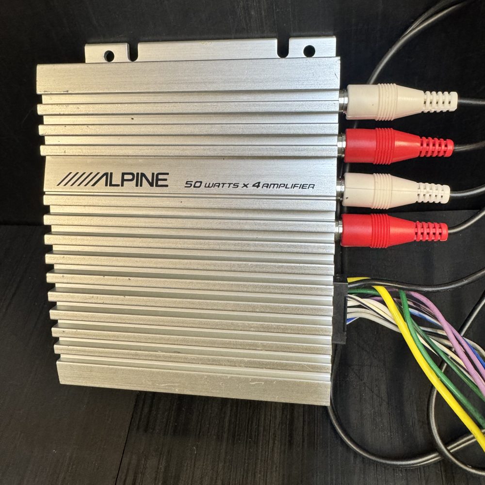Alpine Iva-D100rb small Add On Amp Amplifier 4 Channel