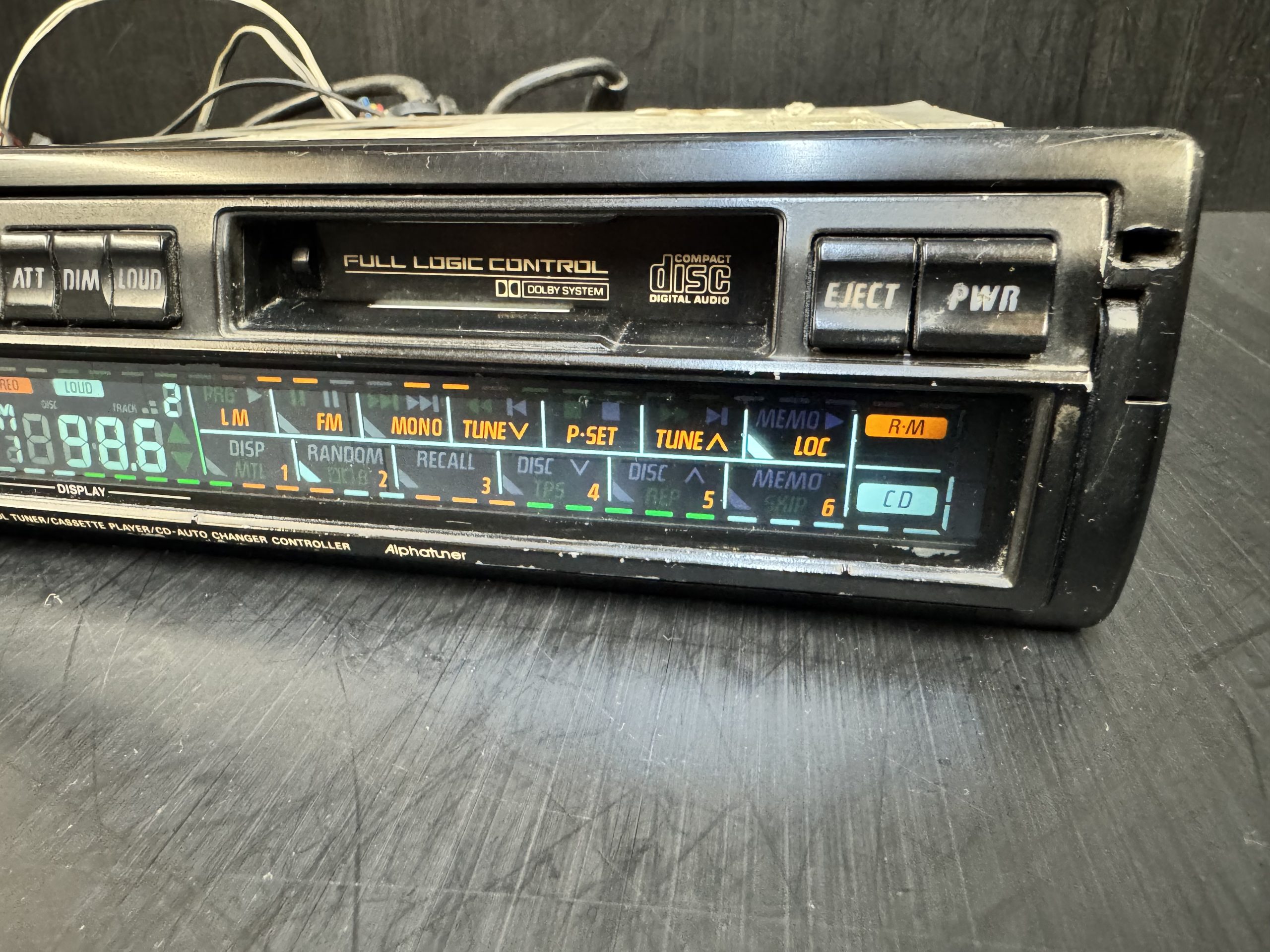 Panasonic F65 Rare Touchscreen car Radio Stereo Cassette player - Image 3