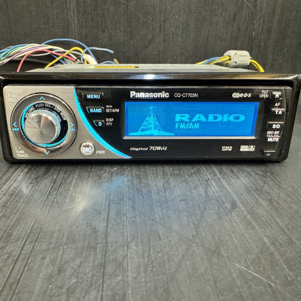 Panasonic Classic Retro Car Radio Stereo CD player Cq-C7703n Graphic Display 70W x 4